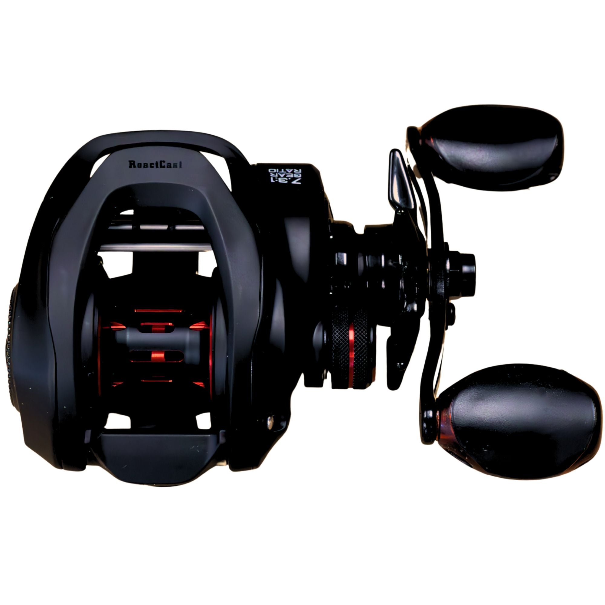 Reaction Tackle Baitcasting Fishing Reel – ReactCast Edition - High - Speed 7.3:1 Gear Ratio - NEW - Get Tight Gear