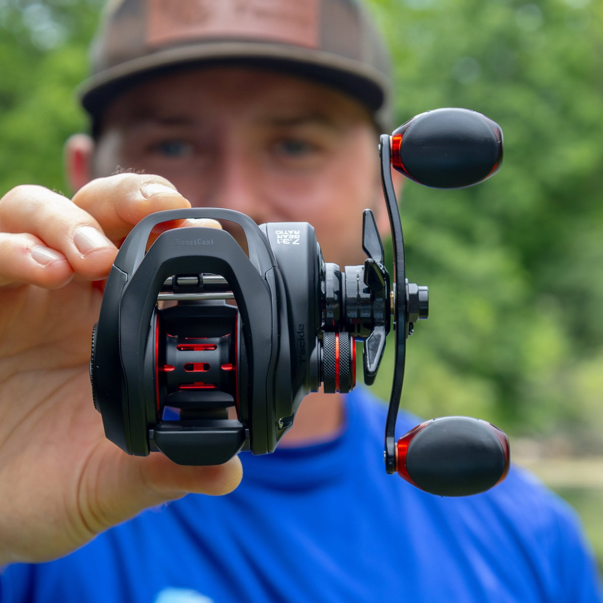 Reaction Tackle Baitcasting Fishing Reel – ReactCast Edition - High - Speed 7.3:1 Gear Ratio - NEW - Get Tight Gear