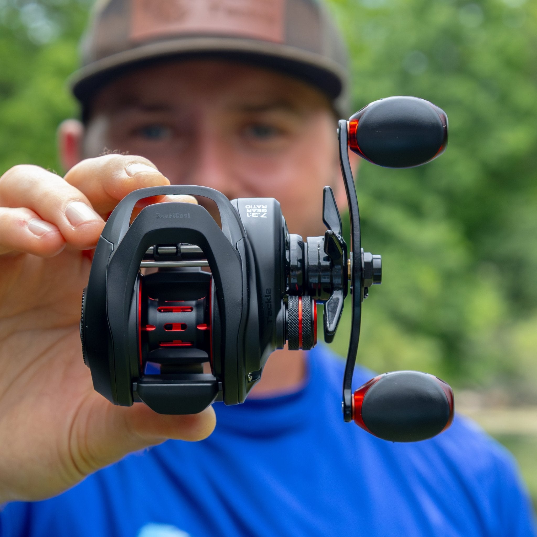 Reaction Tackle Baitcasting Fishing Reel – ReactCast Edition - High - Speed 7.3:1 Gear Ratio - NEW - Get Tight Gear