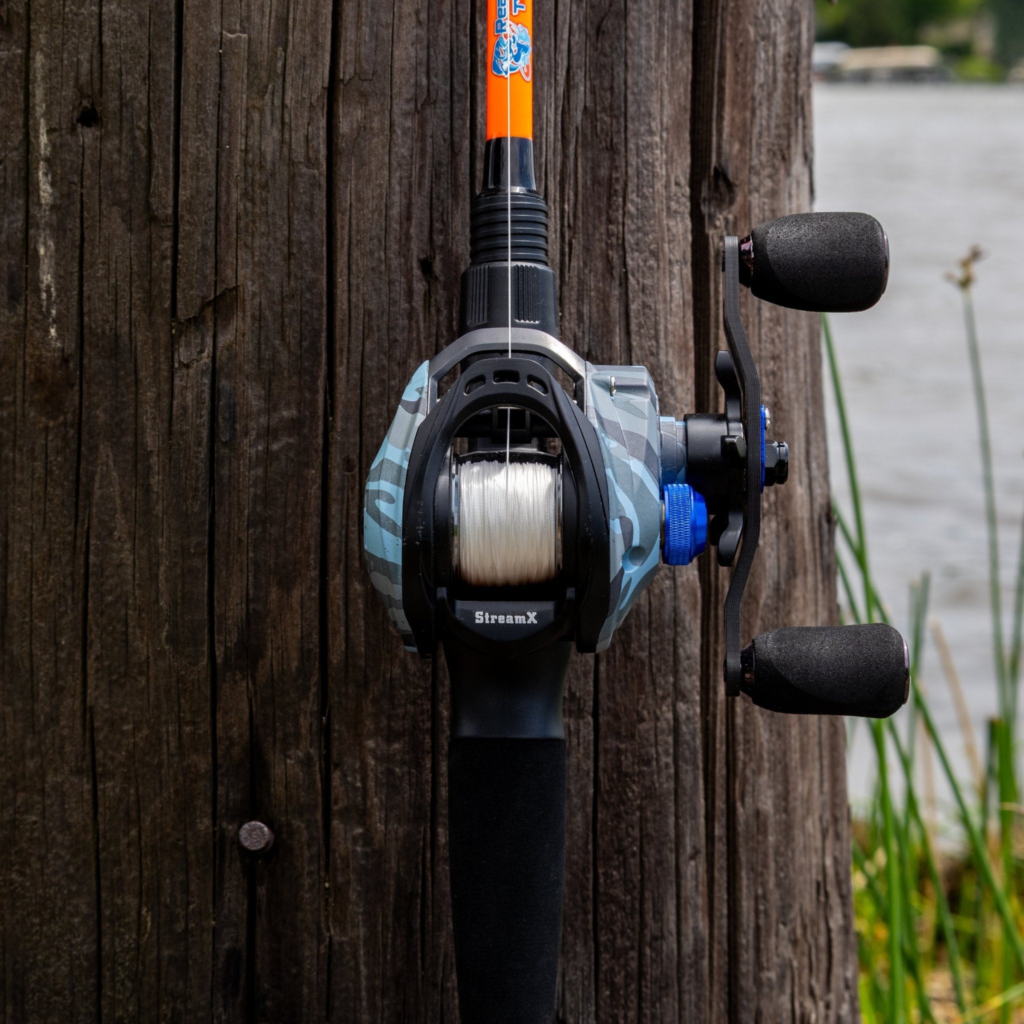 Reaction Tackle Baitcasting Fishing Reel - StreamX Edition - 7.5:1 gear ratio - NEW - Get Tight Gear