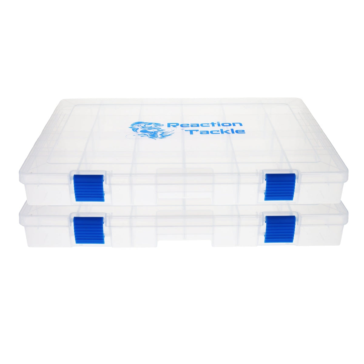 Reaction Tackle Basic Tackle Tray - Affordable, Lightweight Design with 2 Secure Clips - Get Tight Gear