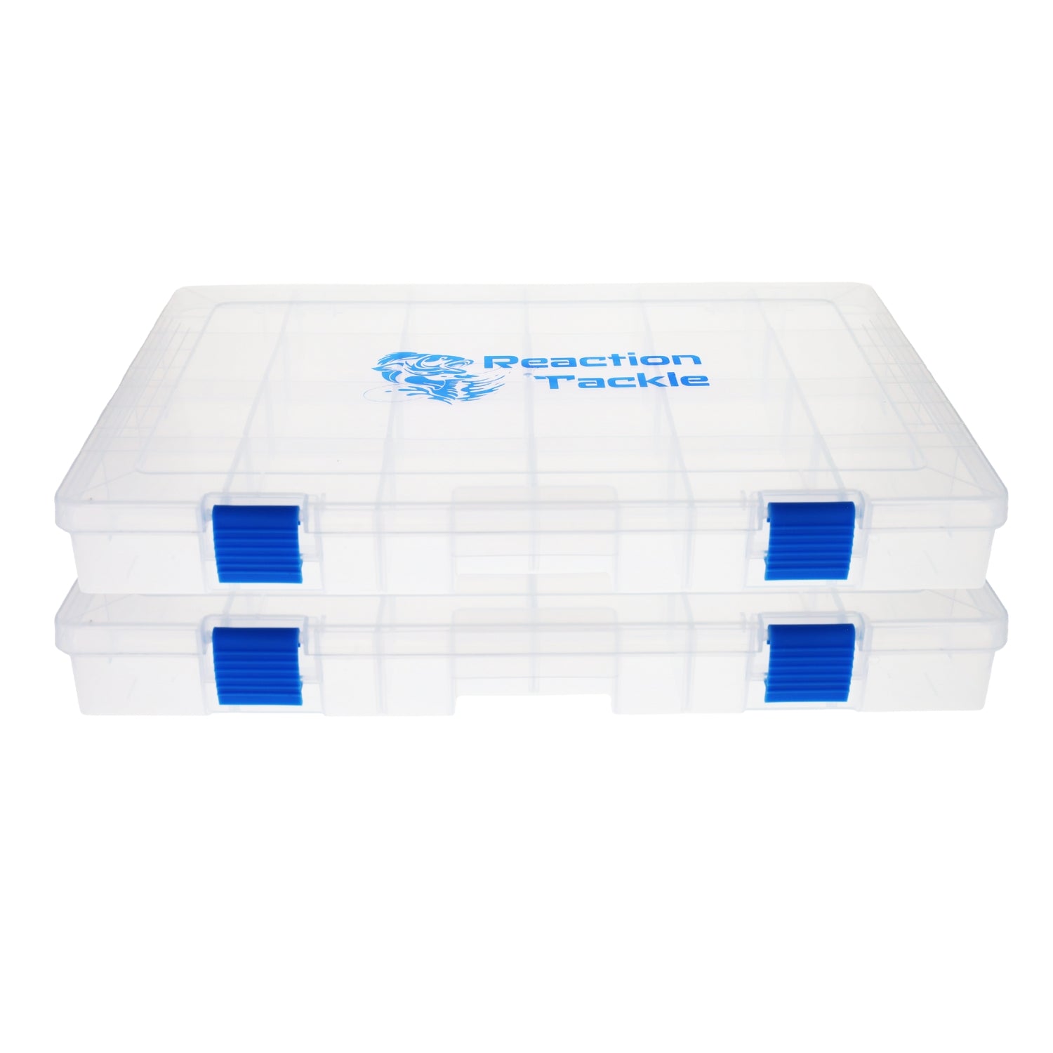 Reaction Tackle Basic Tackle Tray - Affordable, Lightweight Design with 2 Secure Clips - Get Tight Gear