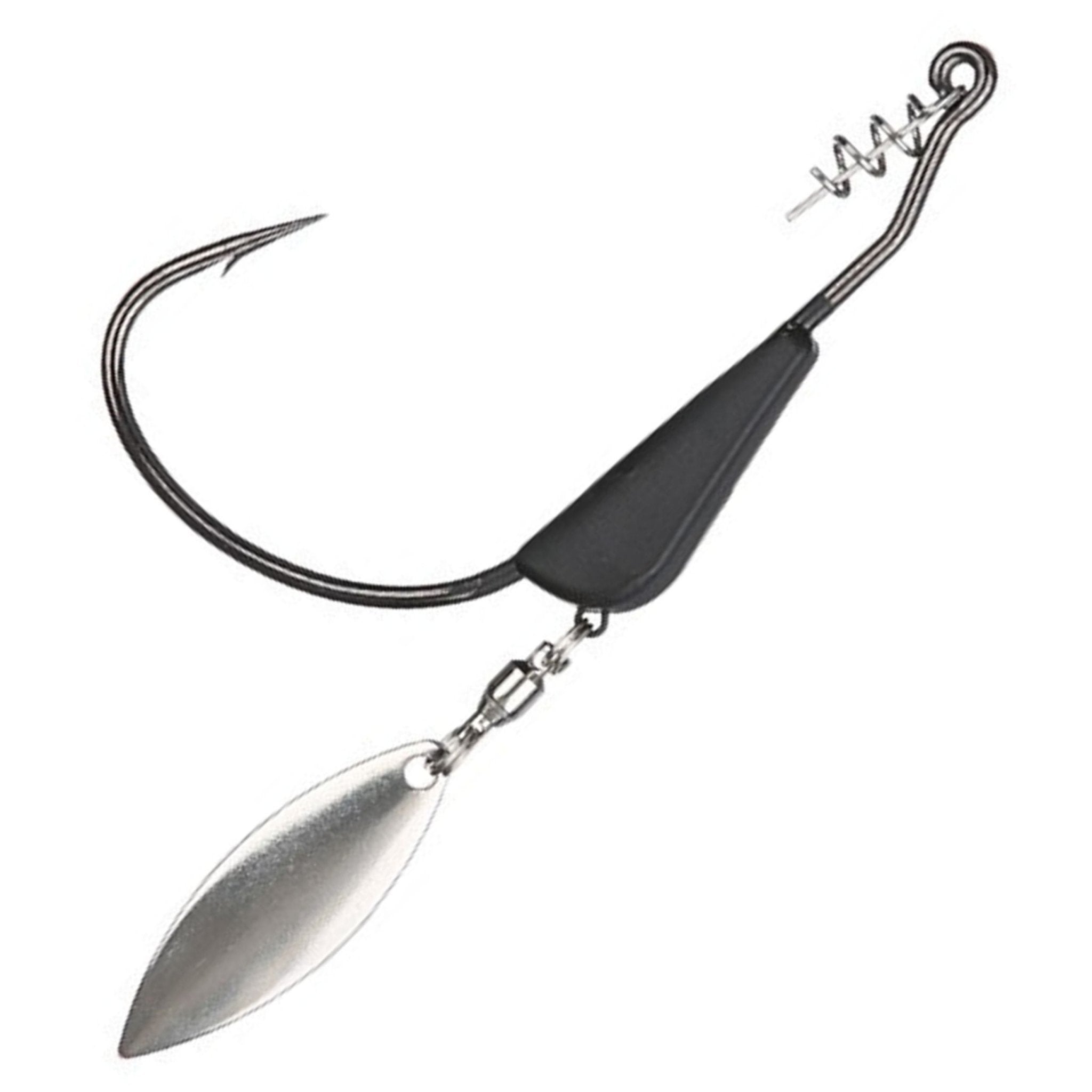 Reaction Tackle Bladed/Tungsten Weighted Swimbait Hooks - 3 - Pack - Get Tight Gear
