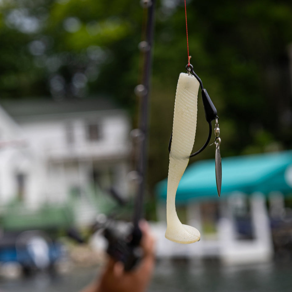 Reaction Tackle Bladed/Tungsten Weighted Swimbait Hooks - 3 - Pack - Get Tight Gear