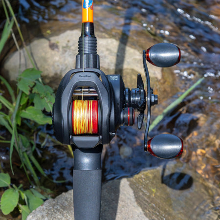 Reaction Tackle Braided Fishing Line - Fire Camo - NEW - Get Tight Gear