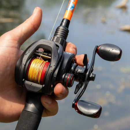 Reaction Tackle Braided Fishing Line - Fire Camo - NEW - Get Tight Gear