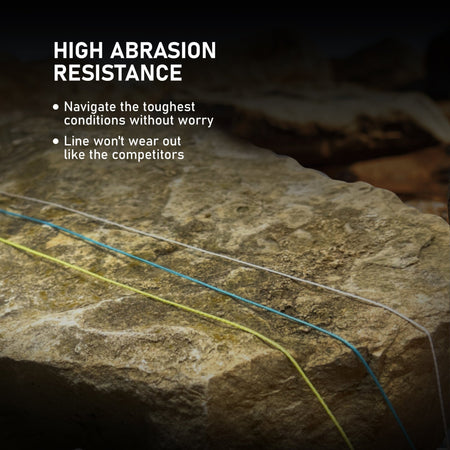 Reaction Tackle Braided Fishing Line - Low - Vis Gray - Get Tight Gear