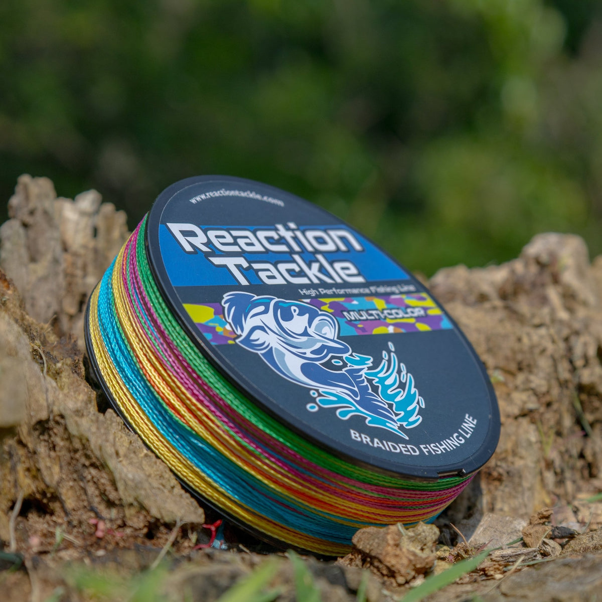 Reaction Tackle Braided Fishing Line - Multi - Color - Get Tight Gear