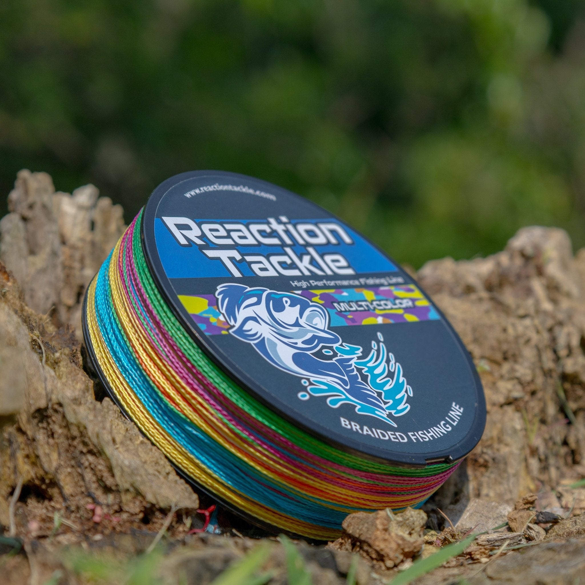 Reaction Tackle Braided Fishing Line - Multi - Color - Get Tight Gear
