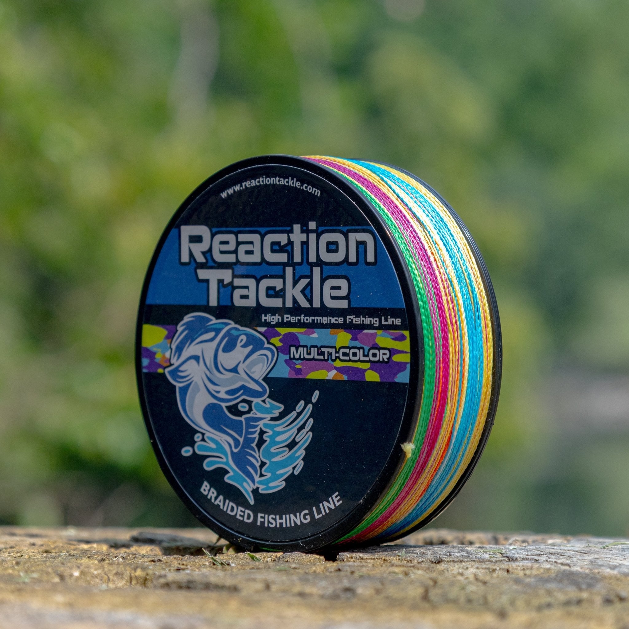 Reaction Tackle Braided Fishing Line - Multi - Color - Get Tight Gear
