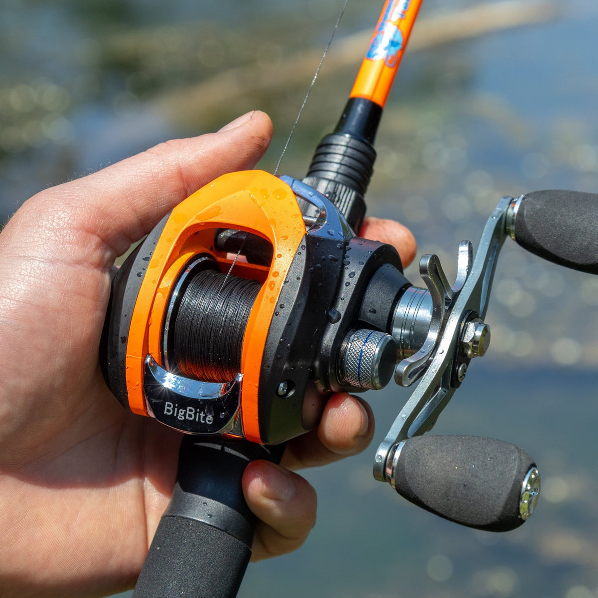 Reaction Tackle Braided Fishing Line - NO FADE Black - Get Tight Gear