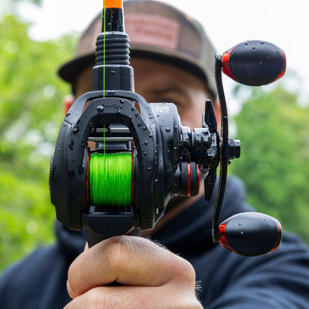 Reaction Tackle Braided Fishing Line - NO FADE Hi Vis Green - NEW - Get Tight Gear