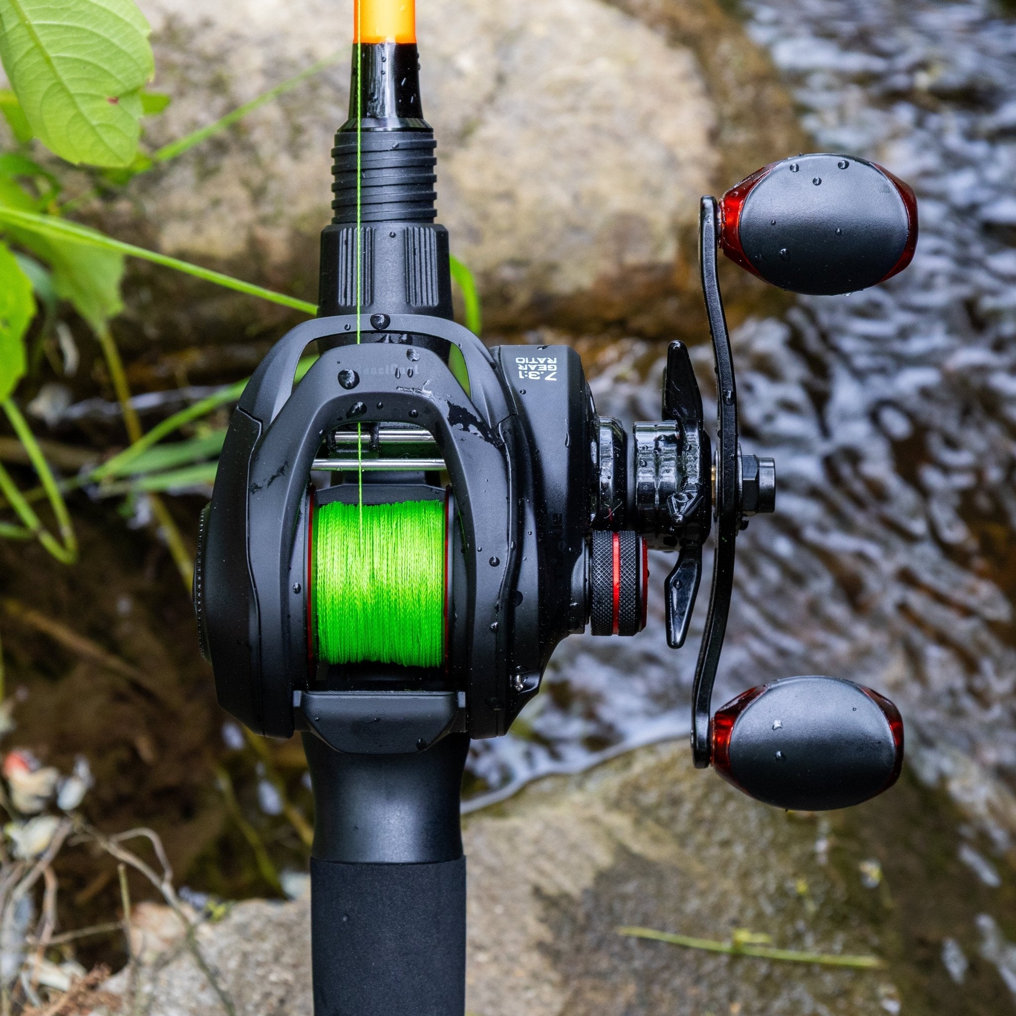 Reaction Tackle Braided Fishing Line - NO FADE Hi Vis Green - NEW - Get Tight Gear
