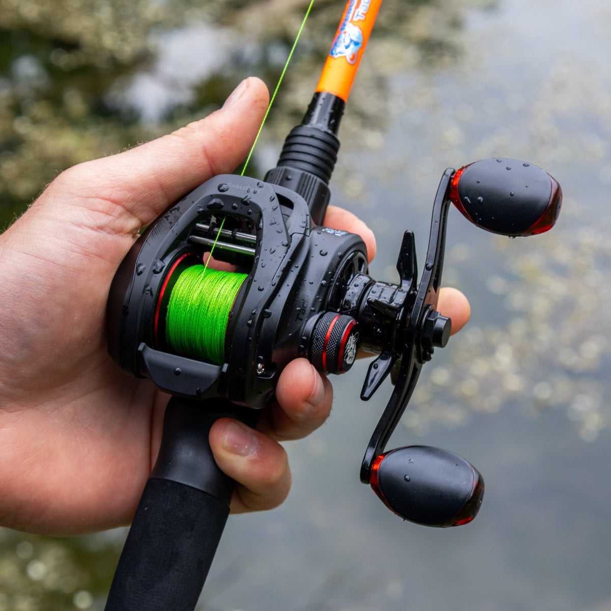 Reaction Tackle Braided Fishing Line - NO FADE Hi Vis Green - NEW - Get Tight Gear
