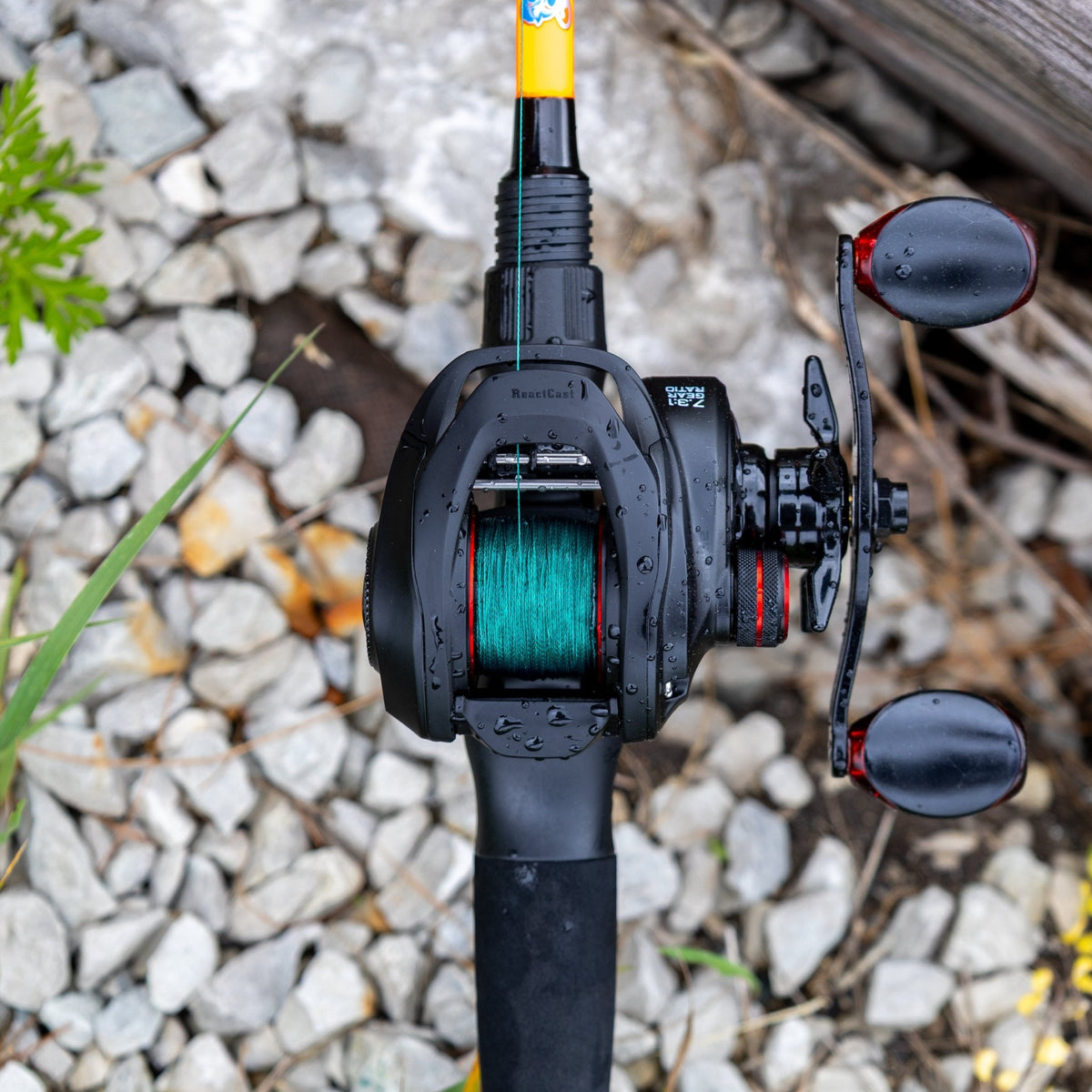 Reaction Tackle Braided Fishing Line - NO FADE Moss Green - NEW - Get Tight Gear