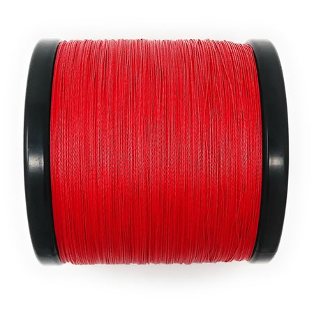 Reaction Tackle Braided Fishing Line - NO FADE Red - Get Tight Gear