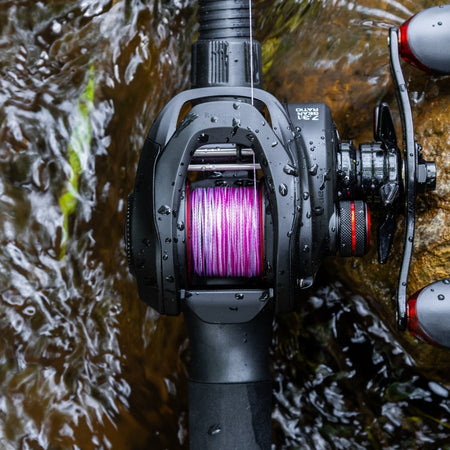 Reaction Tackle Braided Fishing Line - Pink Camo - NEW - Get Tight Gear