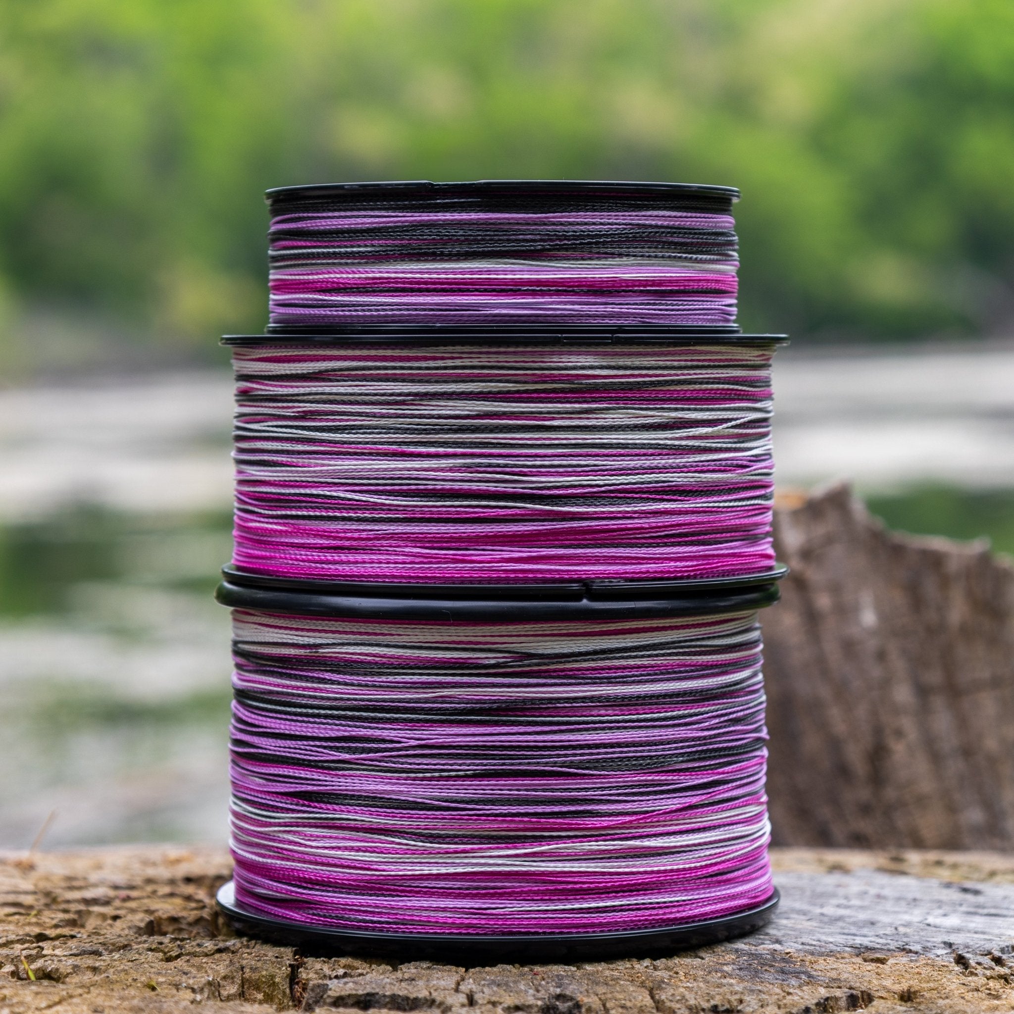 Reaction Tackle Braided Fishing Line - Pink Camo - NEW - Get Tight Gear
