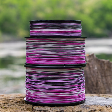 Reaction Tackle Braided Fishing Line - Pink Camo - NEW - Get Tight Gear