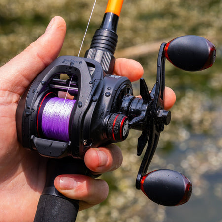 Reaction Tackle Braided Fishing Line - Purple - NEW - Get Tight Gear