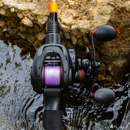 Reaction Tackle Braided Fishing Line - Purple - NEW - Get Tight Gear