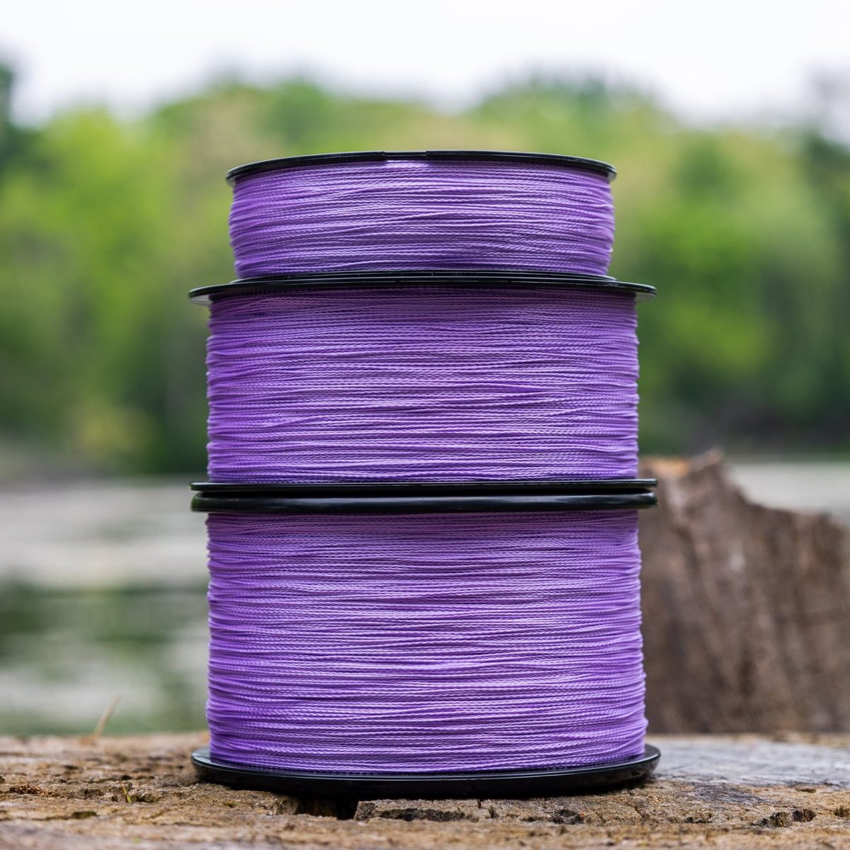 Reaction Tackle Braided Fishing Line - Purple - NEW - Get Tight Gear