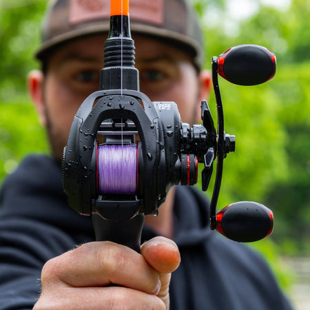 Reaction Tackle Braided Fishing Line - Purple - NEW - Get Tight Gear