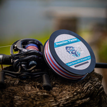 Reaction Tackle Braided Fishing Line - USA Camo - Get Tight Gear