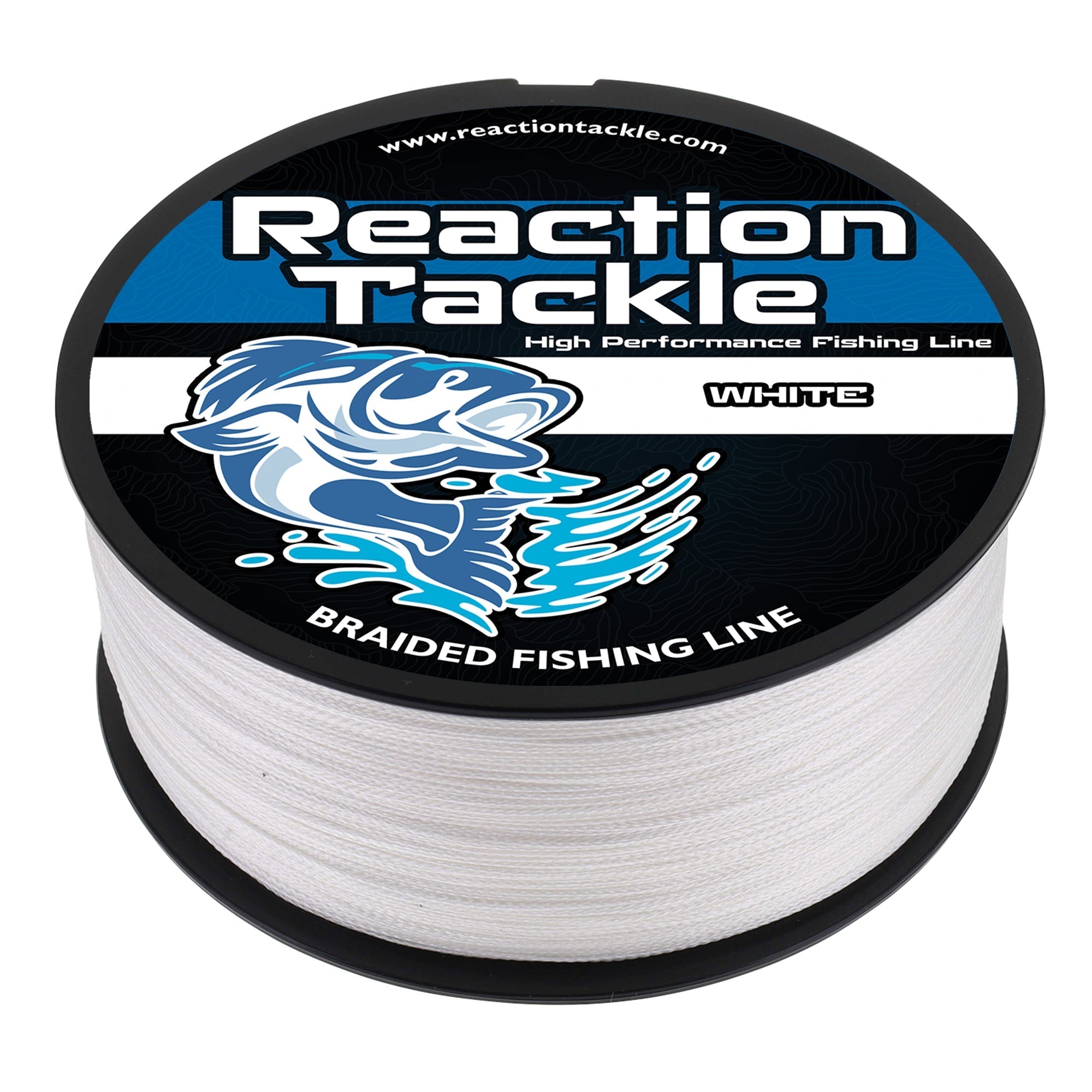 Reaction Tackle Braided Fishing Line - White - Get Tight Gear