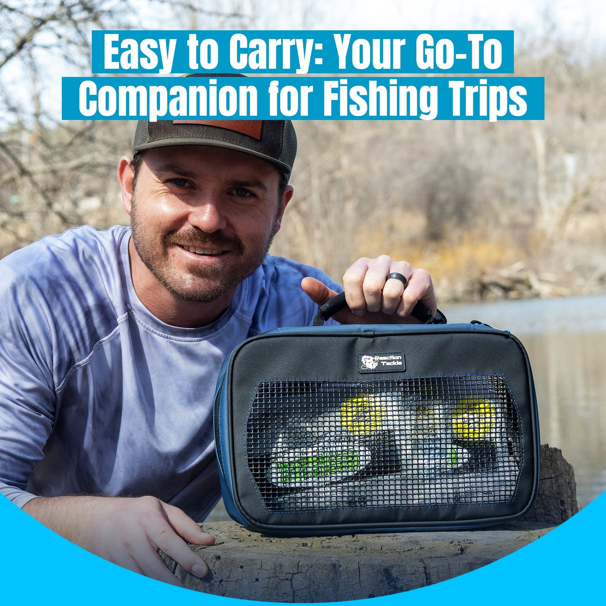 Reaction Tackle Breathable Mesh Bait Binder and Tackle Storage - New - Get Tight Gear