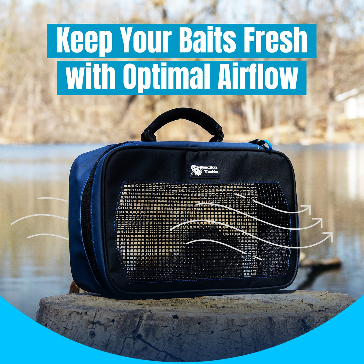 Reaction Tackle Breathable Mesh Bait Binder and Tackle Storage - New - Get Tight Gear