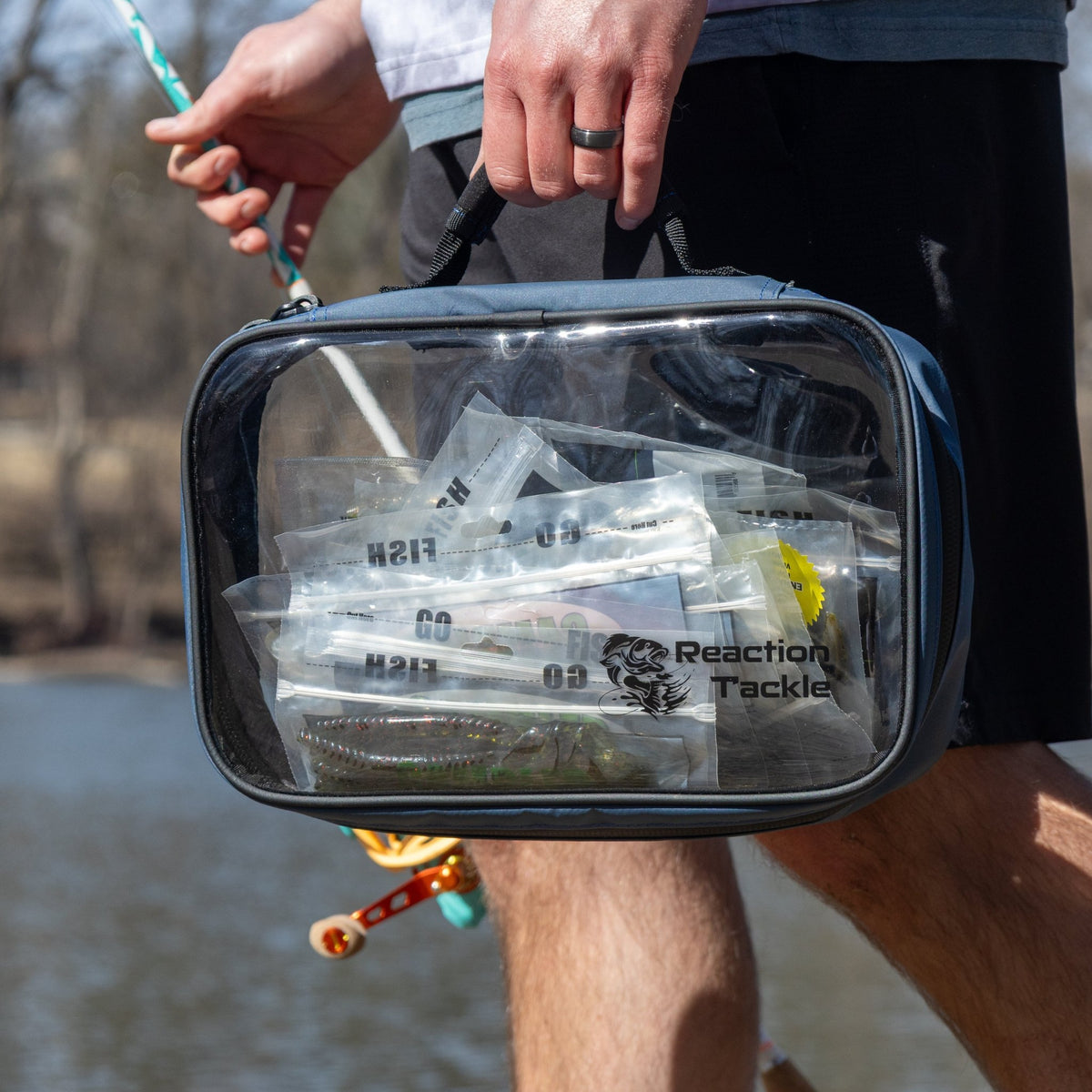 Reaction Tackle Clear Bait Binder and Tackle Storage - New - Get Tight Gear