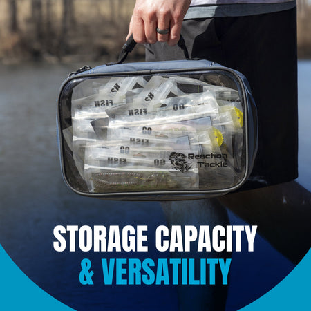 Reaction Tackle Clear Bait Binder and Tackle Storage - New - Get Tight Gear
