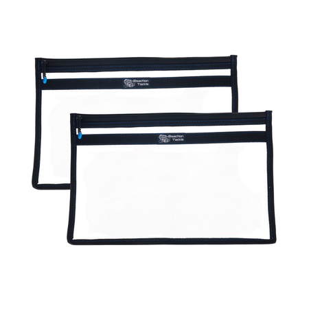 Reaction Tackle Clear Storage Bag Tackle Pak - Water - Resistant Plastic Storage - New - Get Tight Gear