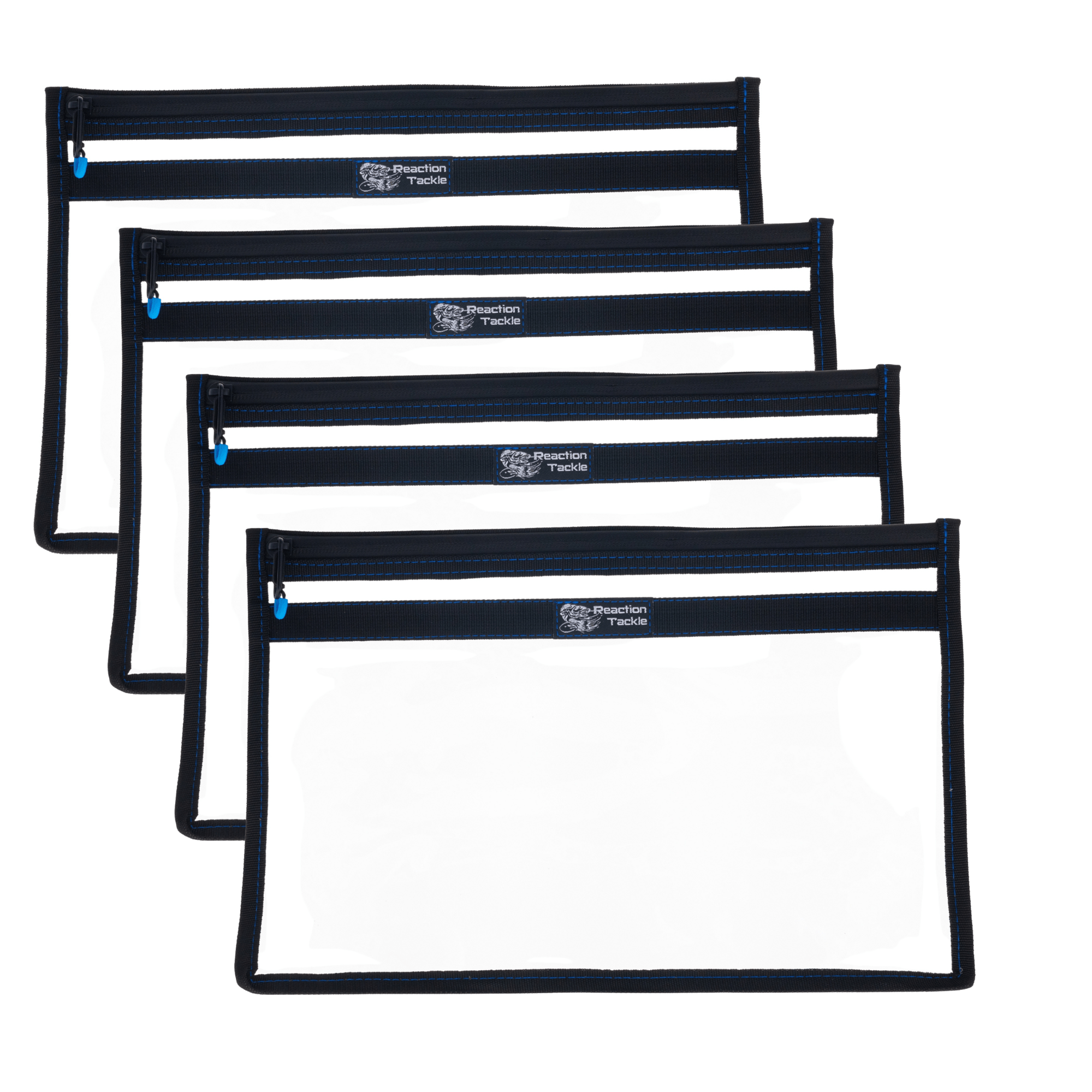 Reaction Tackle Clear Storage Bag Tackle Pak - Water - Resistant Plastic Storage - New - Get Tight Gear