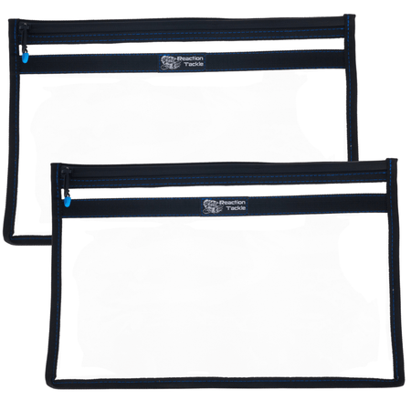 Reaction Tackle Clear Storage Bag Tackle Pak - Water - Resistant Plastic Storage - New - Get Tight Gear