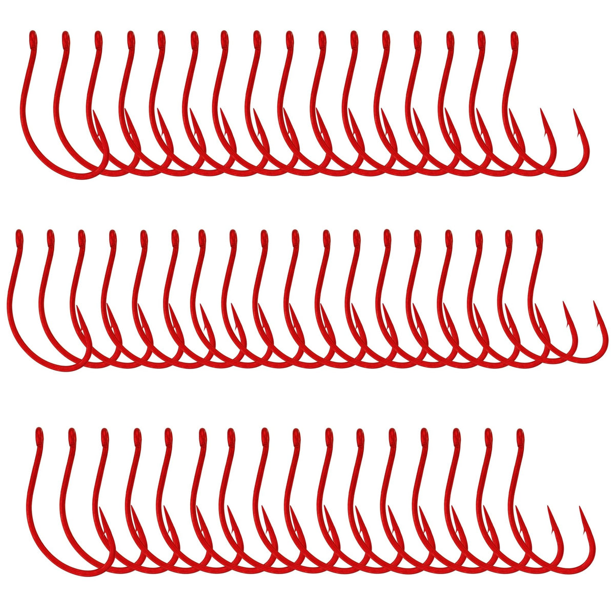 Reaction Tackle Drop Shot Hooks - Pack of 50 - Get Tight Gear