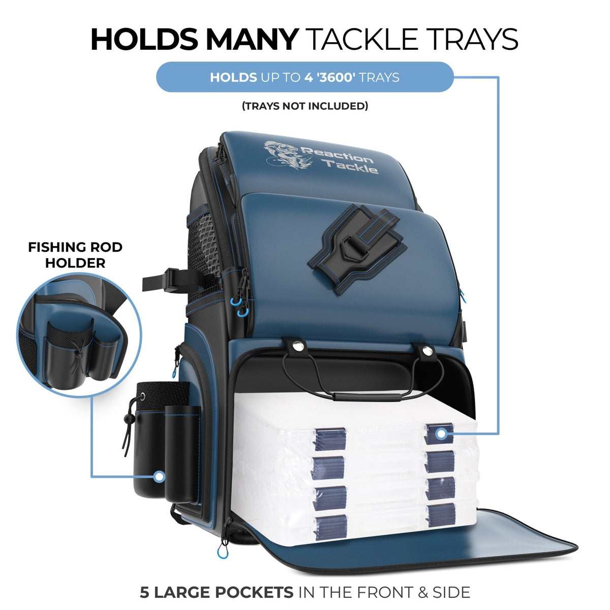 Reaction Tackle Fishing Backpack - Get Tight Gear
