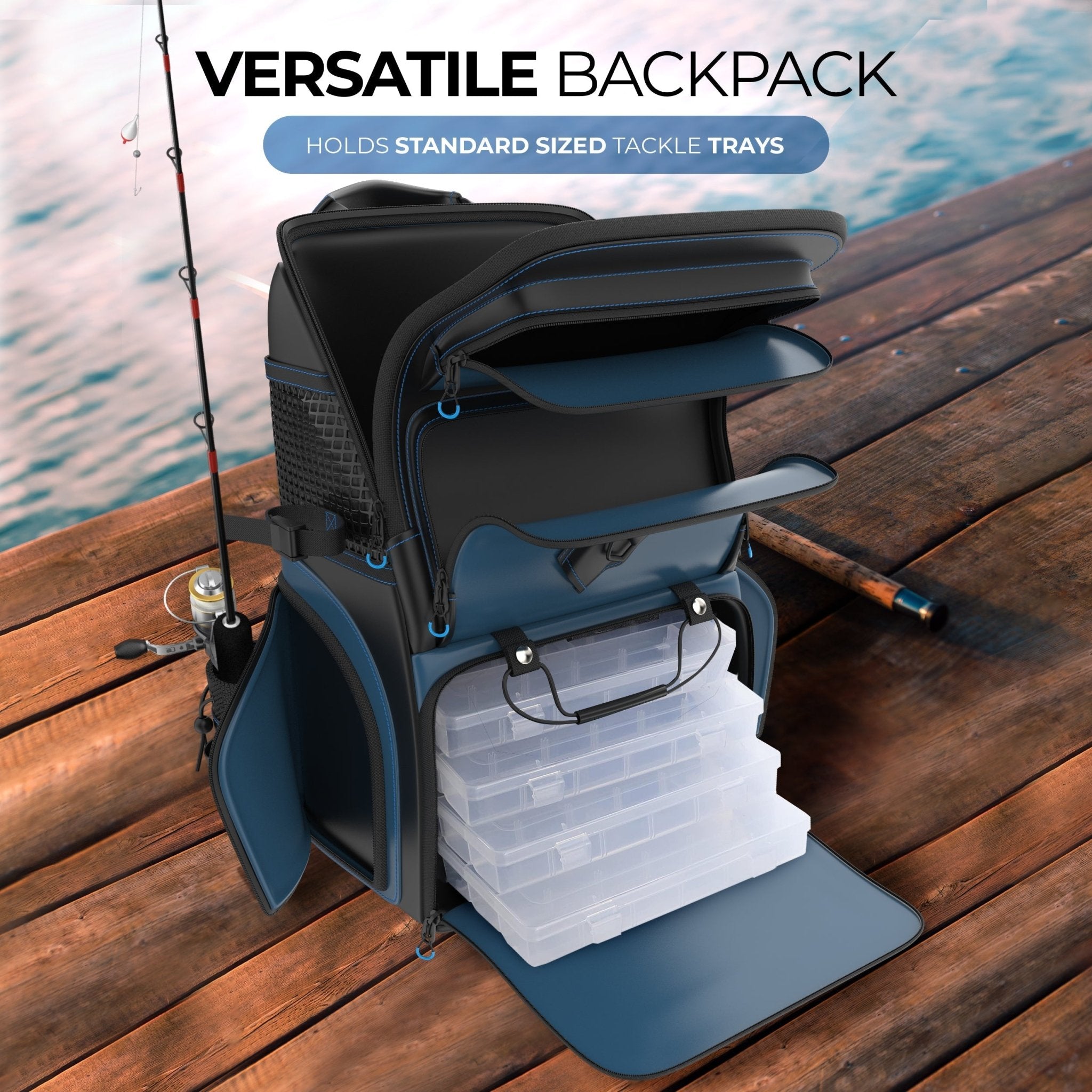 Reaction Tackle Fishing Backpack - Get Tight Gear