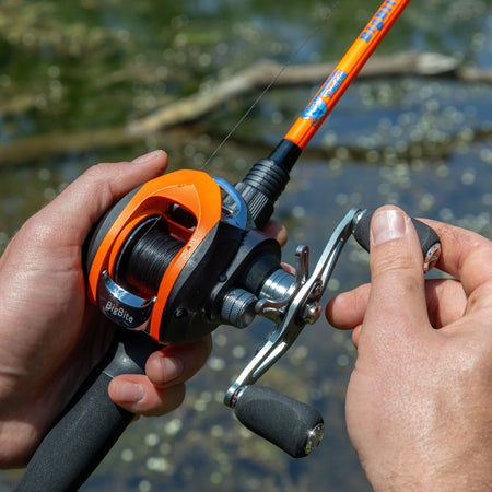 Reaction Tackle Fishing Rod and Baitcasting Reel Combo - Big Bite - NEW - Get Tight Gear