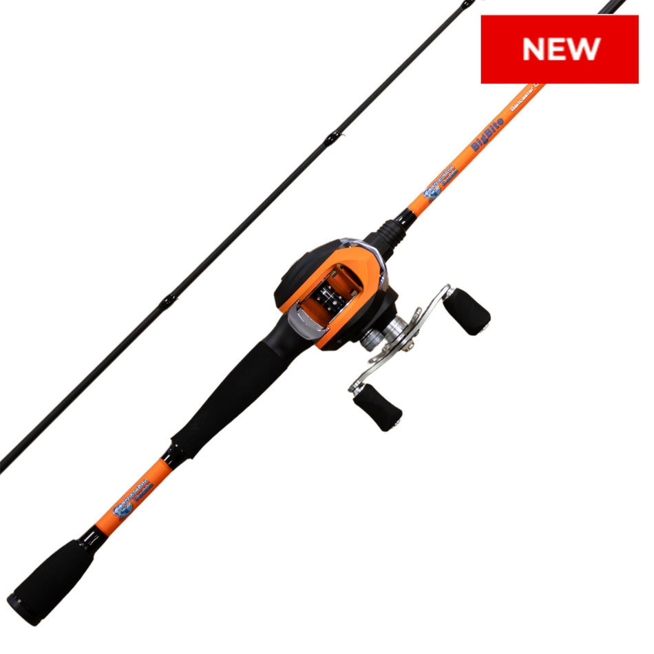 Reaction Tackle Fishing Rod and Baitcasting Reel Combo - Big Bite - NEW - Get Tight Gear