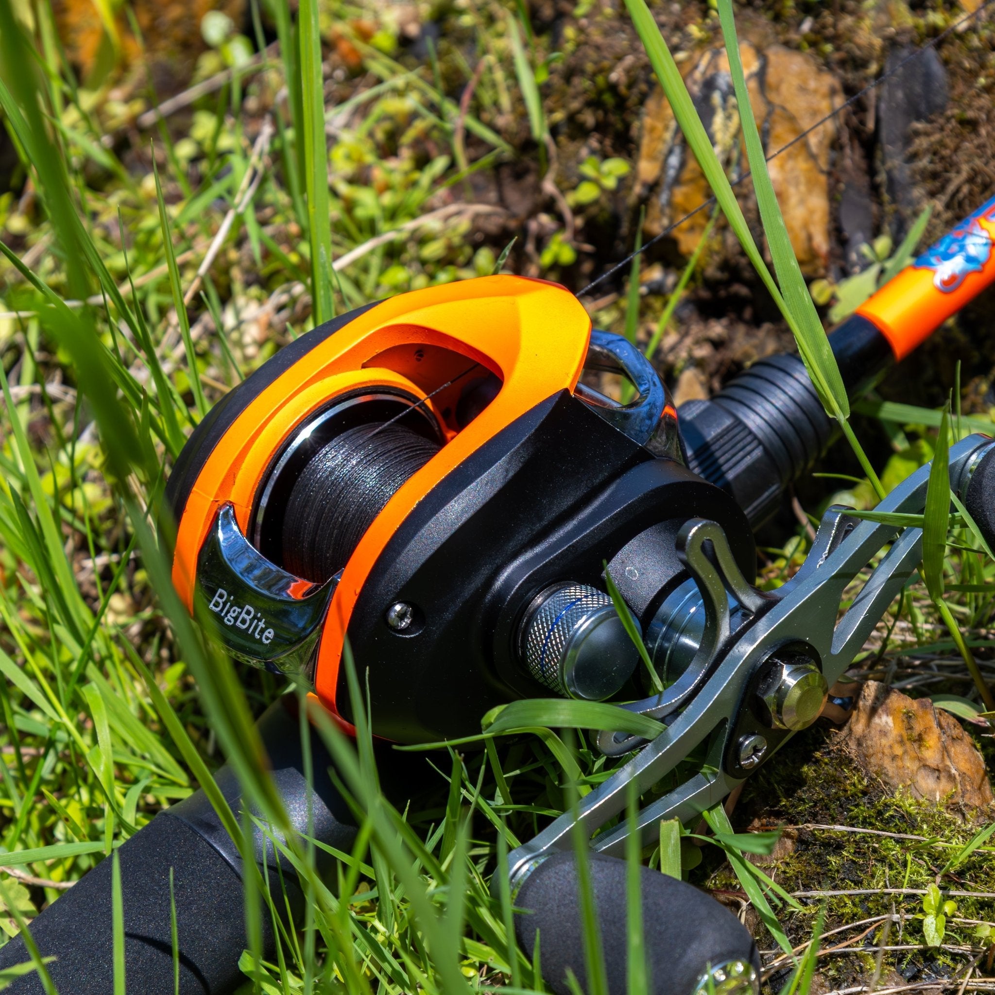 Reaction Tackle Fishing Rod and Baitcasting Reel Combo - Big Bite - NEW - Get Tight Gear