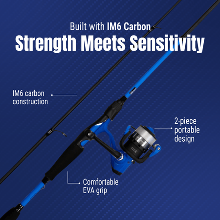 Reaction Tackle Fishing Rod and Baitcasting Reel Combo - Big Bite - NEW - Get Tight Gear