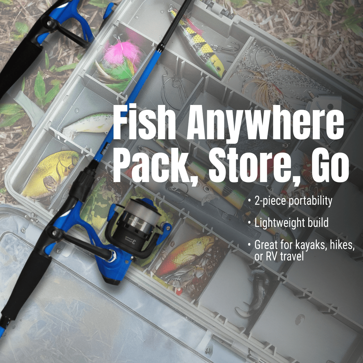 Reaction Tackle Fishing Rod and Spinning Reel Combo – Predator Pro - NEW - Get Tight Gear