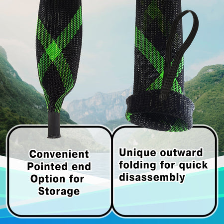 Reaction Tackle Fishing Rod Cover / Rod Sleeve / Rod Sock (2 - Pack) - Get Tight Gear
