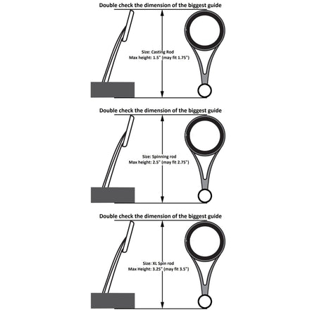 Reaction Tackle Fishing Rod Cover / Rod Sleeve / Rod Sock (2 - Pack) - Get Tight Gear
