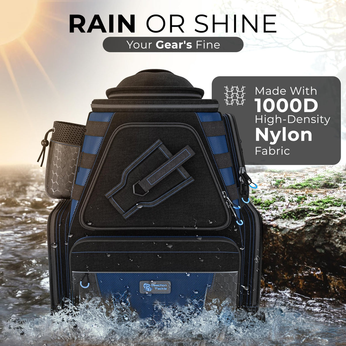 Reaction Tackle Fishing Tackle Backpack - Trays included - Get Tight Gear