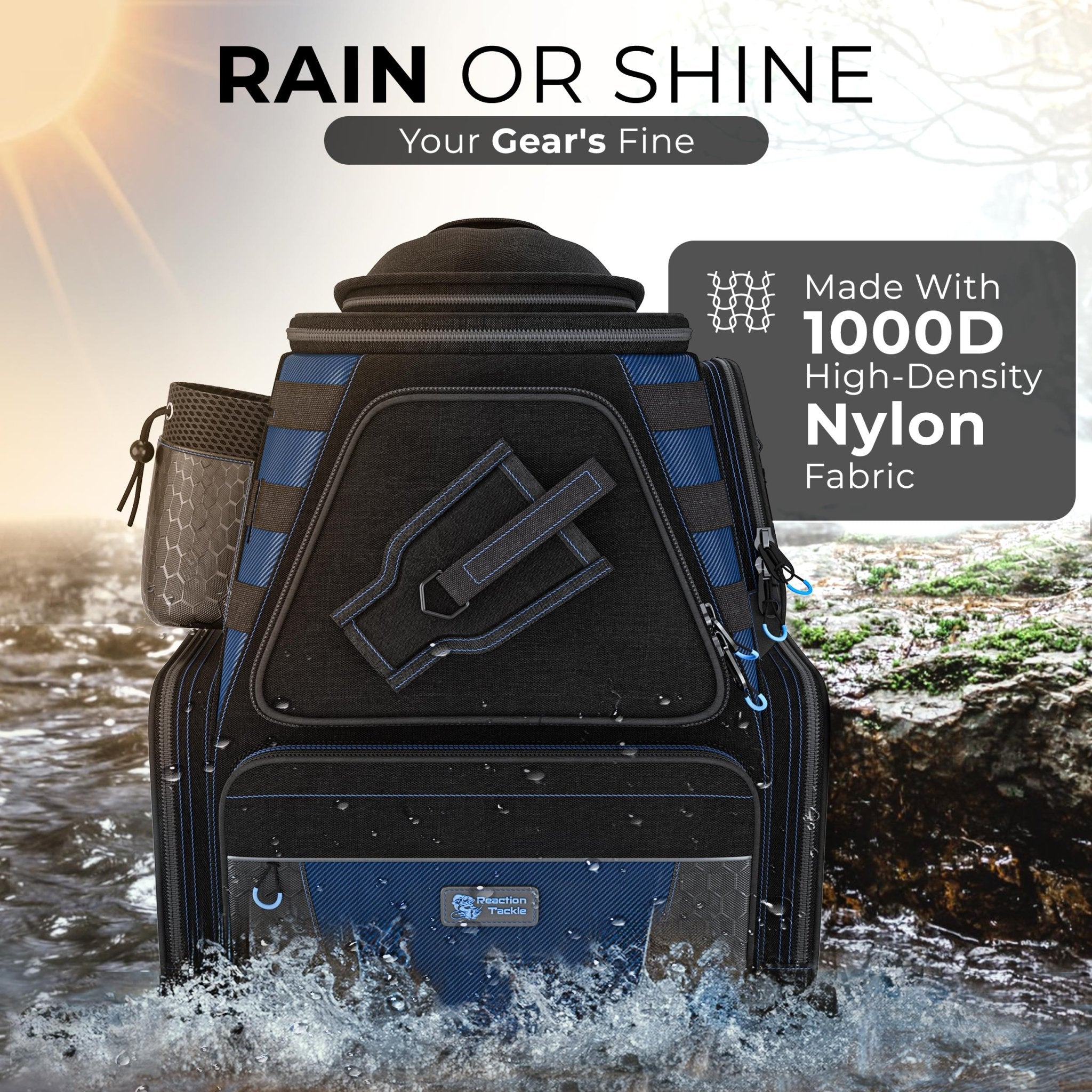 Reaction Tackle Fishing Tackle Backpack - Trays included - Get Tight Gear