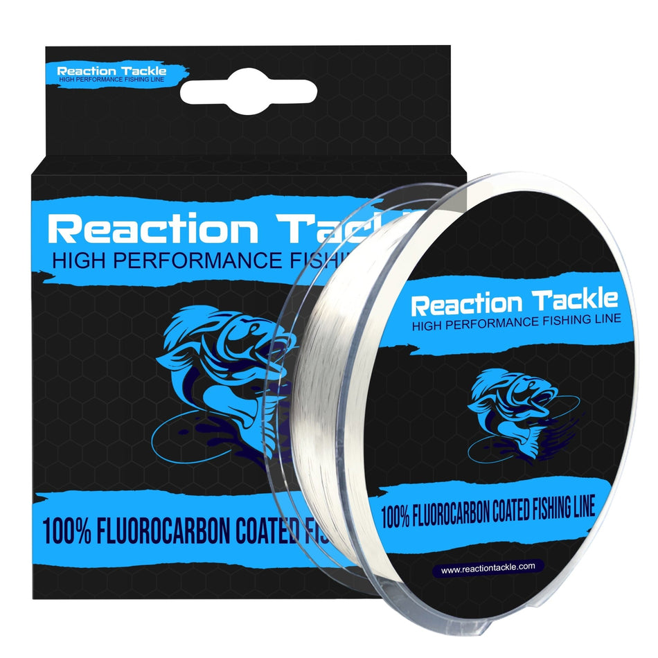 Reaction Tackle Fluorocarbon Coated Fishing Line - Get Tight Gear