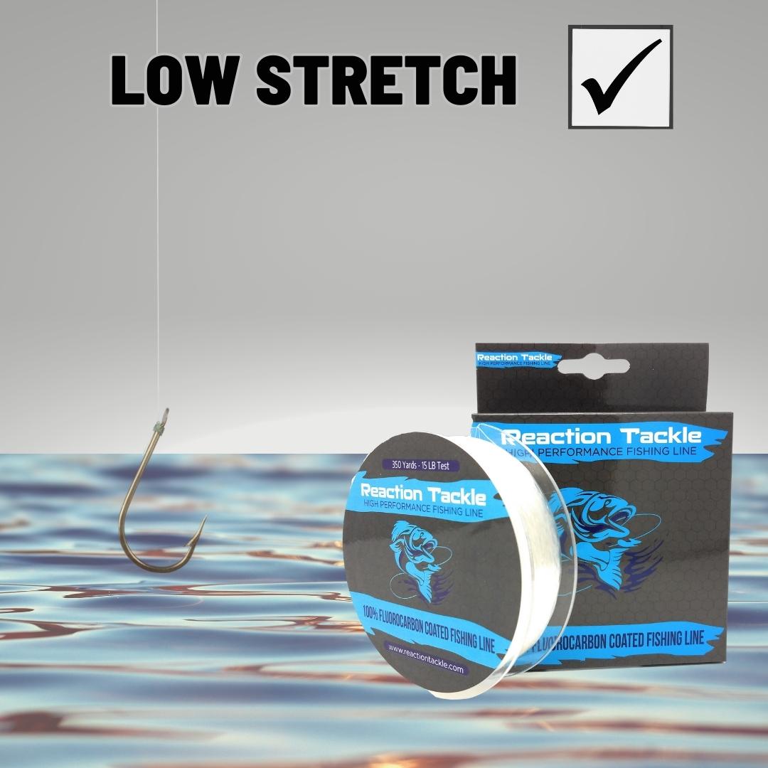Reaction Tackle Fluorocarbon Coated Fishing Line - Get Tight Gear